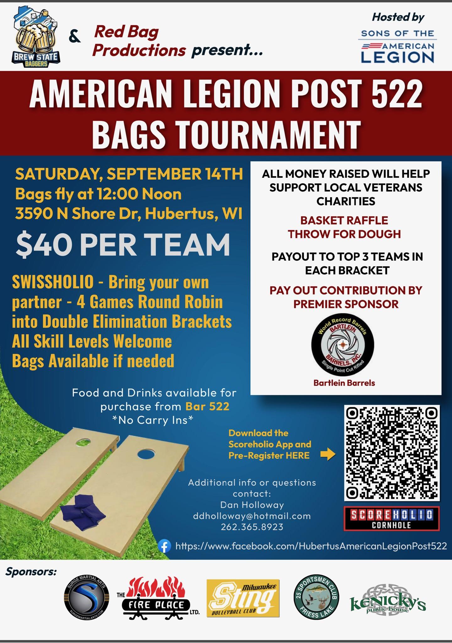 Squadron 522’s Bags Tournament ~ Saturday, September 14th