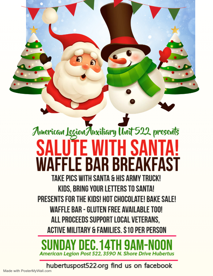 Salute with Santa ~ Sunday, December 14th