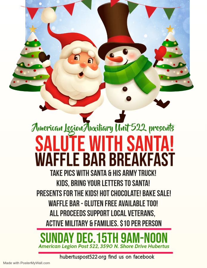 Salute with Santa ~ Sunday, December 15th