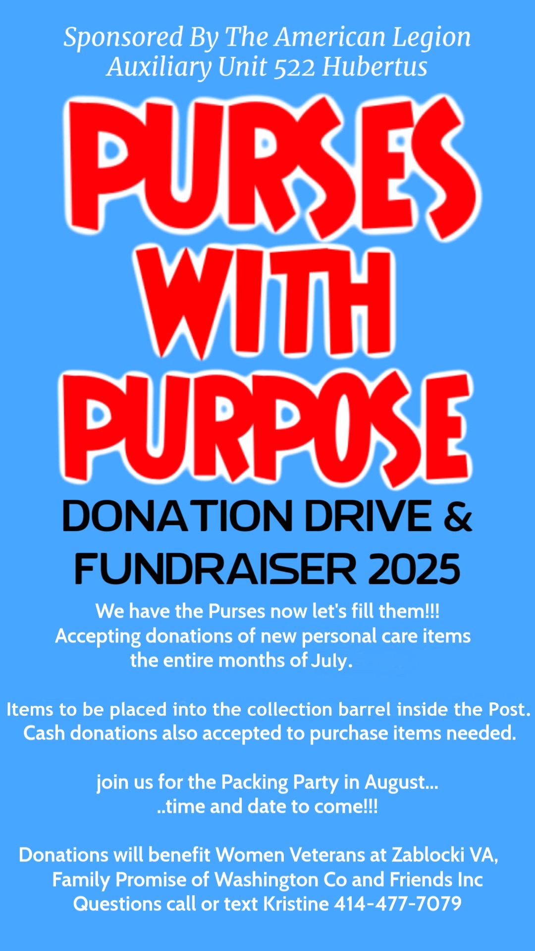 Auxiliary Unit 522 ‘Purses with Purpose’